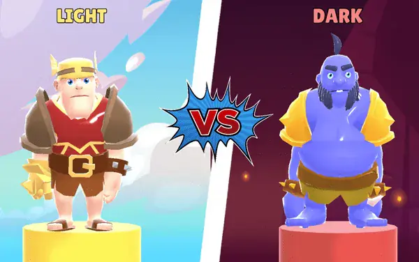 Dark vs Light
